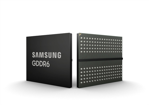 삼성전자가 업계 최고 속도인 '24Gbps GDDR6(Graphics Double Data Rate) D램'을 개발했다. (사진제공=삼성전자)
