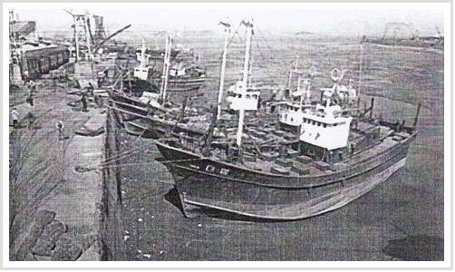 1980년대 화수어항.