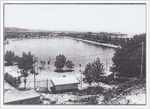 1970년대 송도해수욕장 전경. (사진제공=연수구청)